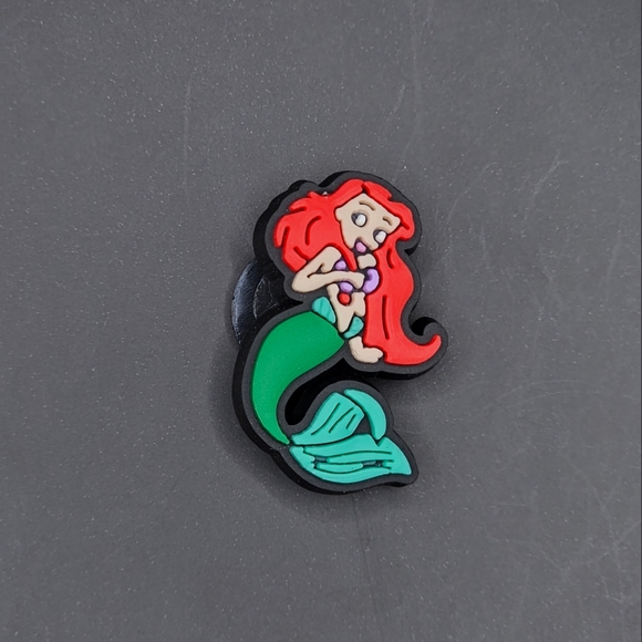 (5/$15) Disney Ariel Croc Charm - Picture 1 of 2